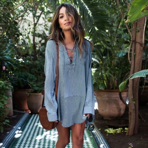 FAITHFULL THE BRAND “Stevie” Striped Tunic S Blogger Fav - Picture 6 of 13